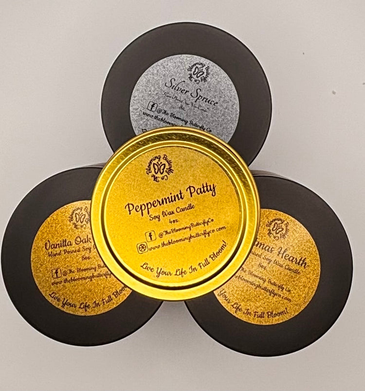 holiday candles in assorted fragrances