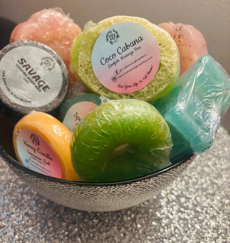 LOOFAH SOAP BARS
