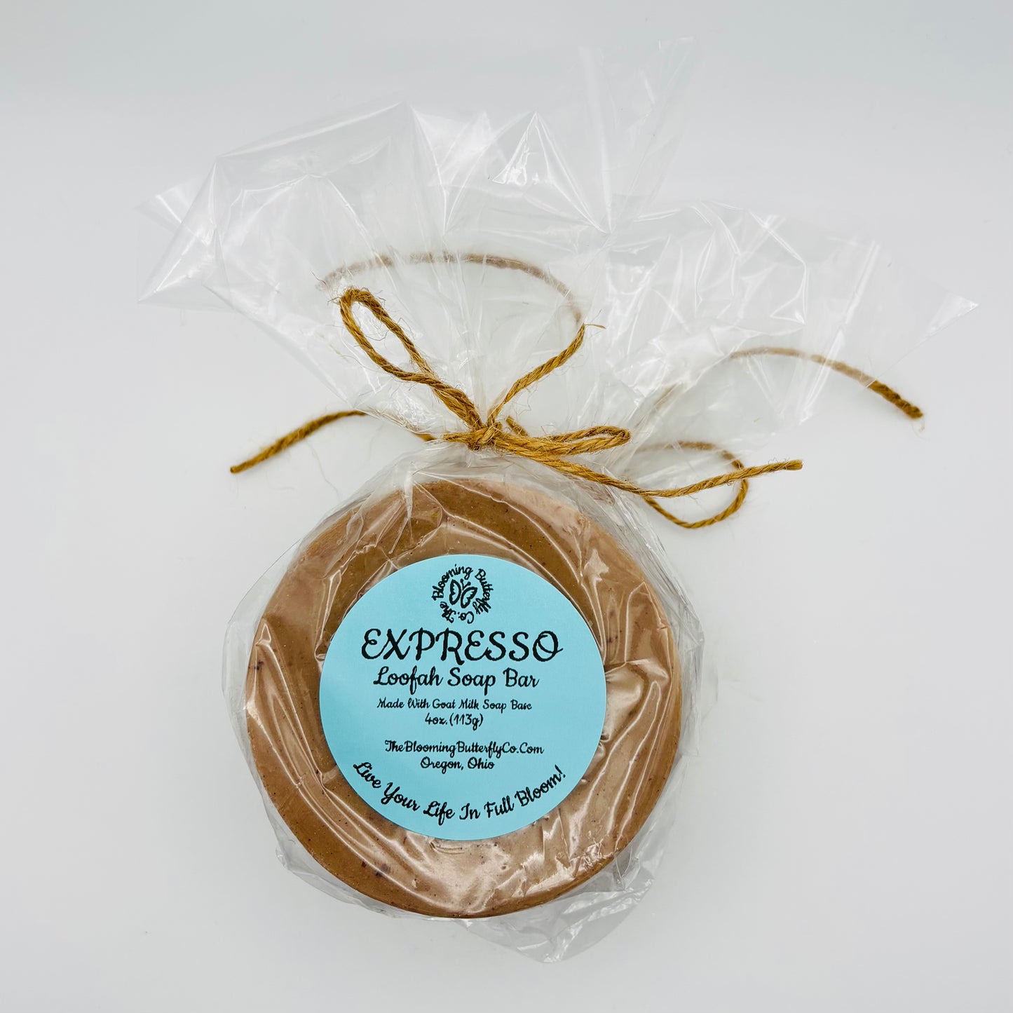 EXPRESSO Loofah Soap Bars(handmade with goat milk soap