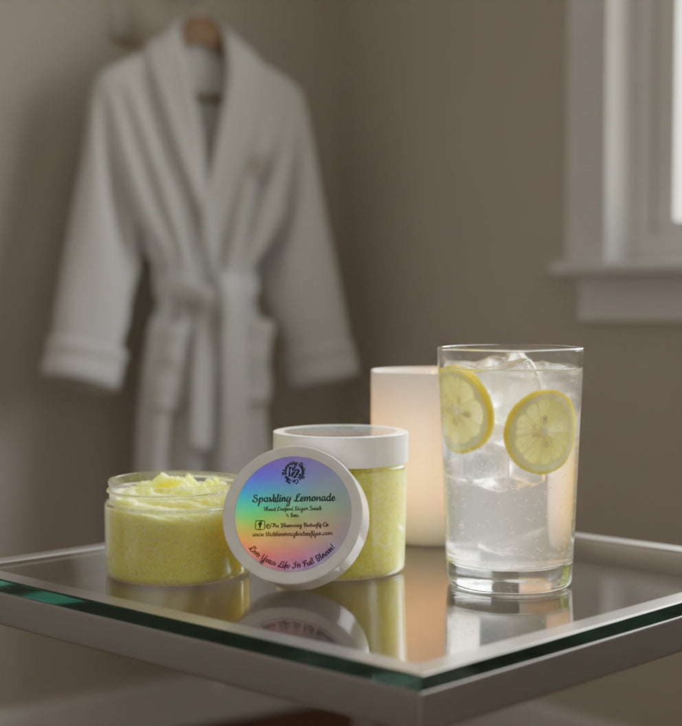 sparkling lemonade sugar scrub