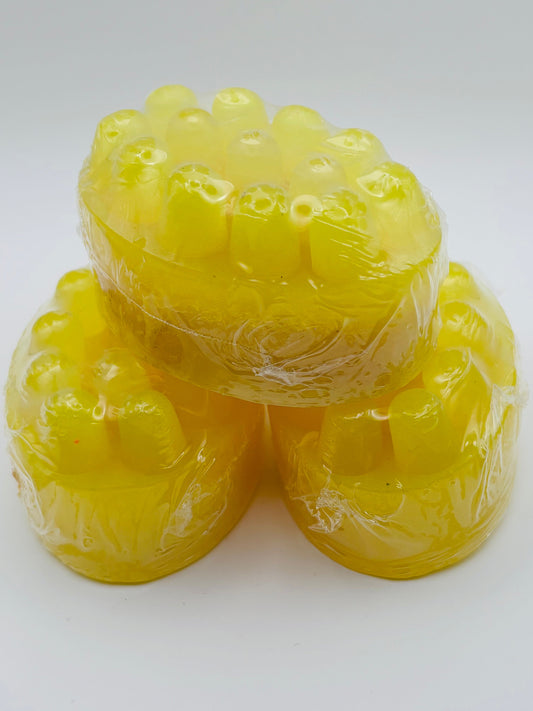 citrus agave loofah soap bar