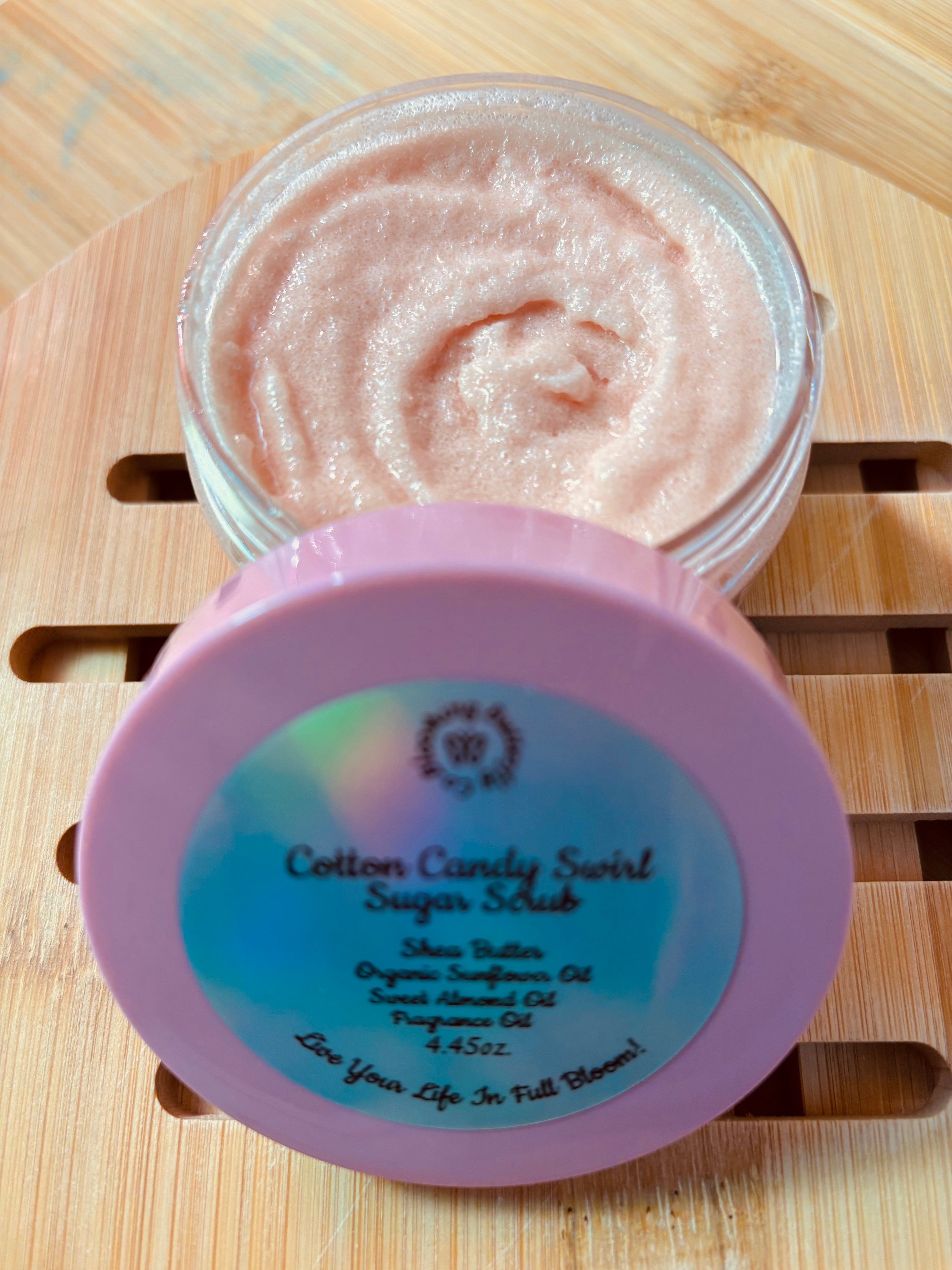 Cotton Candy Swirl Sugar Scrub